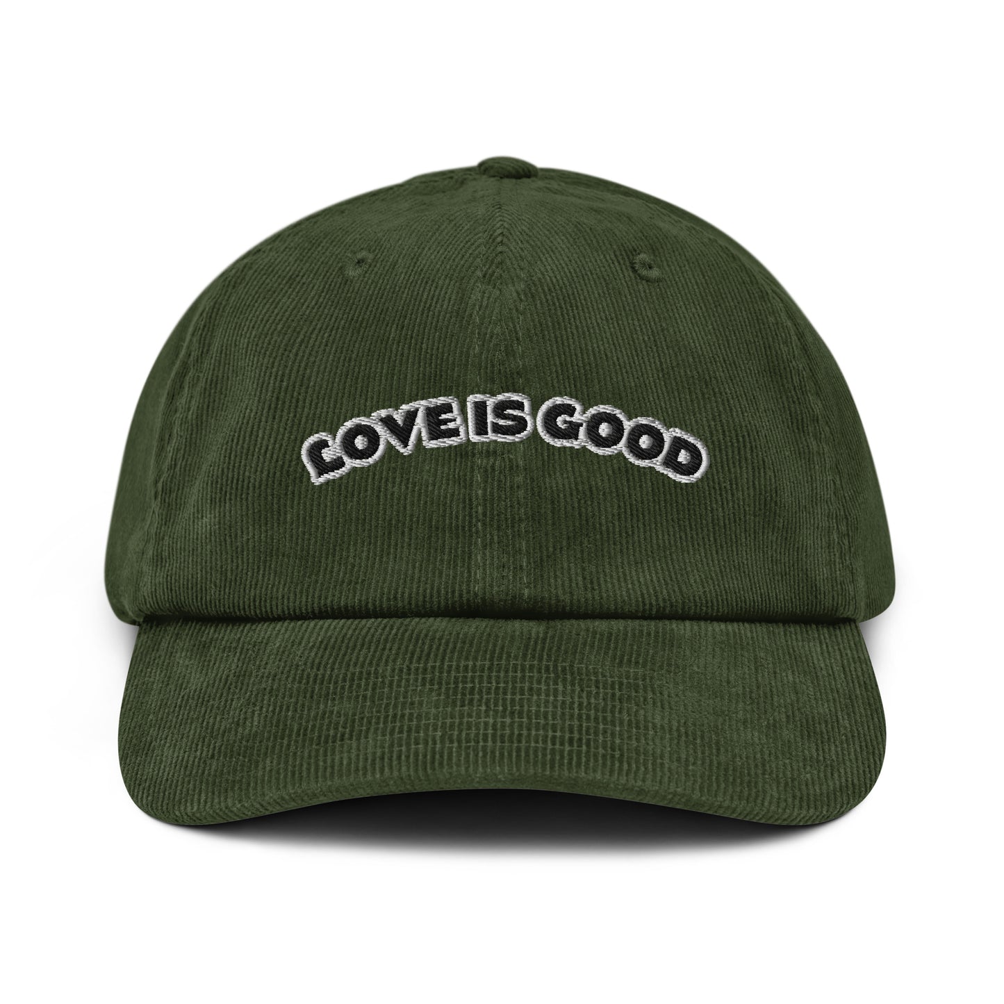 LOVE IS GOOD CORD HAT