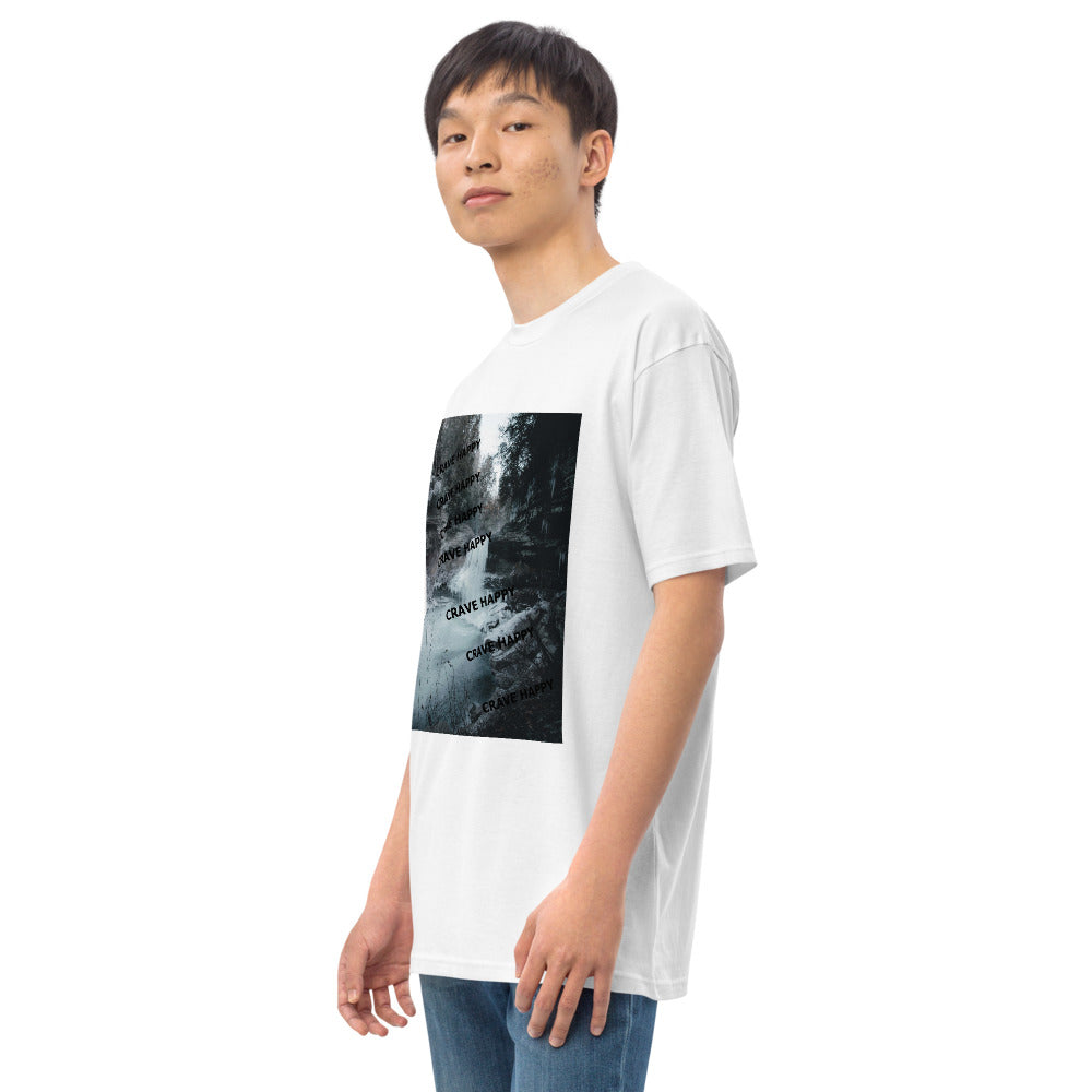 Water Falls White T-shirt