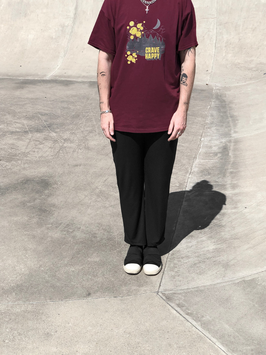 Timeless Motion - The Maroon Tee