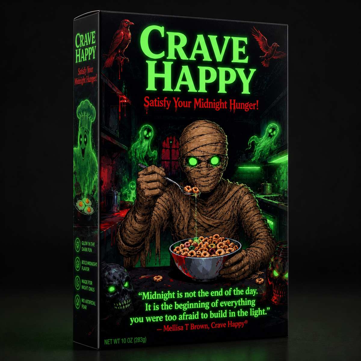 Mummy Midnight Edition Collectible No. 02 (Pre Order). original Crave Happy collectibles
