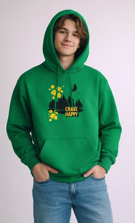 Cabin Trees Unisex Pullover Hoodie