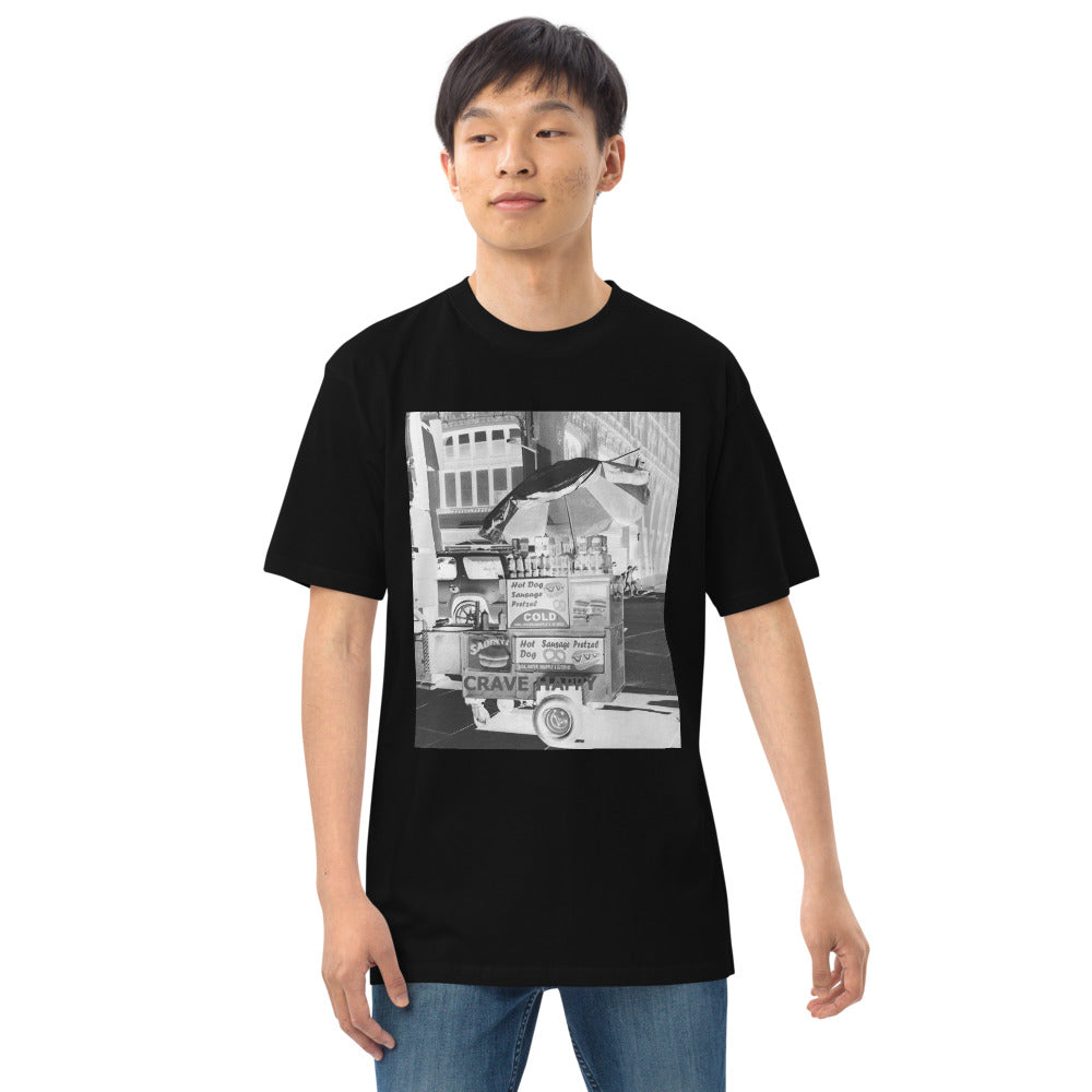 Hot Dog Stand Black T-shirt