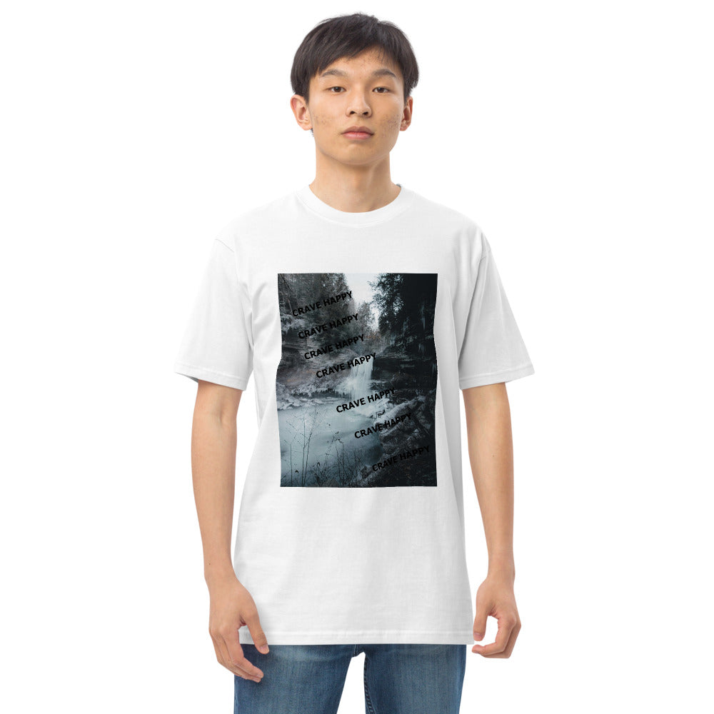 Water Falls White T-shirt
