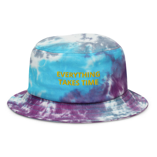 EVERYTHING TAKES TIME BUCKET HAT