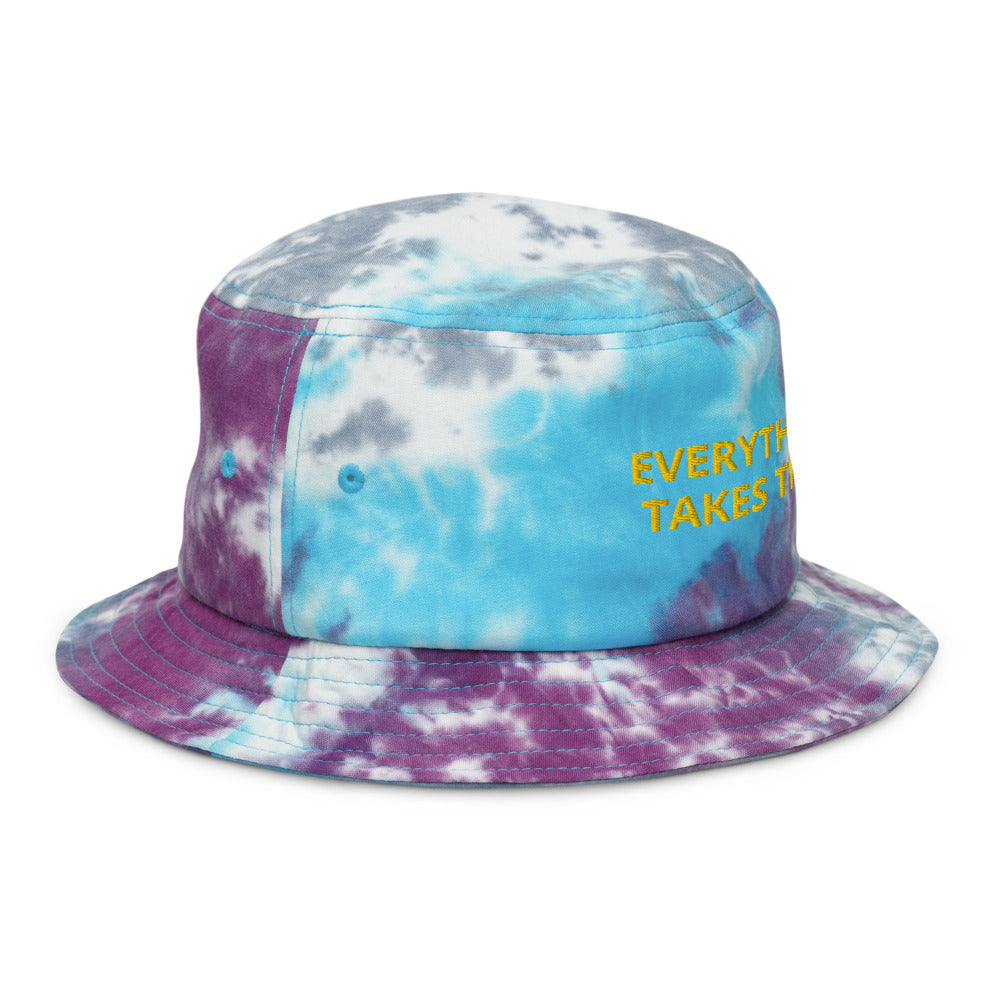 EVERYTHING TAKES TIME BUCKET HAT