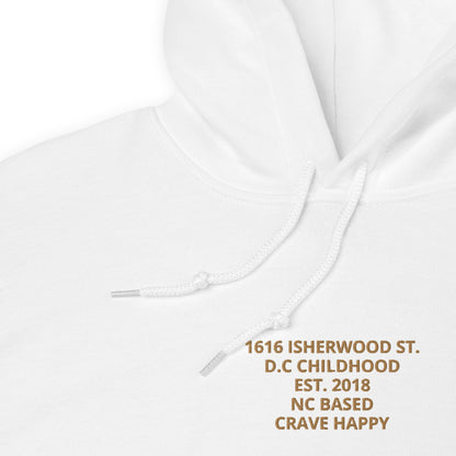 1616 ISHERWOOD WHITE HOODIE